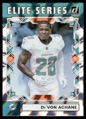 2025 Panini Donruss Elite Series De’Von Achane #TES-DAC Football - Football Card Single