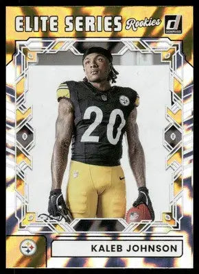 2025 Panini Donruss Elite Series Rookies Kaleb Johnson #ESR-KJN Football - Football Card Single