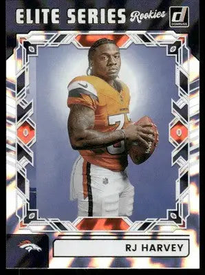 2025 Panini Donruss Elite Series Rookies RJ Harvey #ESR-RHY Football - Football Card Single