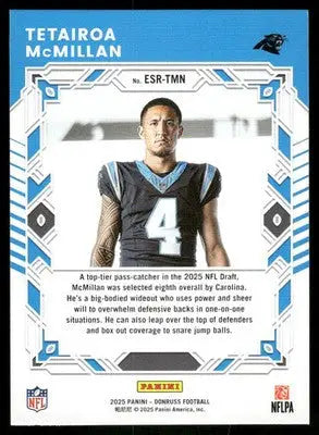 2025 Panini Donruss Elite Series Rookies Tetairoa McMillan #ESR-TMN Football - Football Card Single