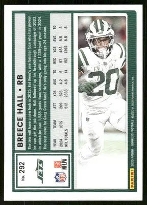 2025 Panini Donruss Football Breece Hall #292 Football - Football Card Single