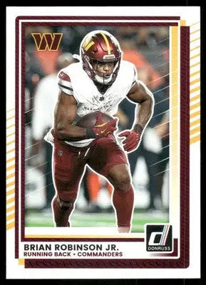2025 Panini Donruss Football Brian Robinson Jr. #30 Football - Football Card Single