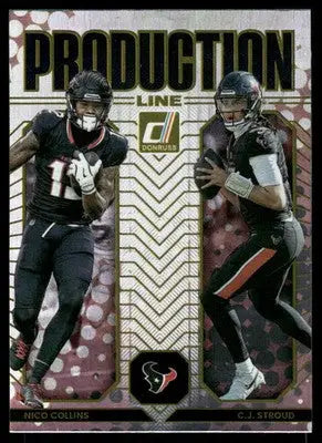 2025 Panini Donruss Football C.J. Stroud Nico Collins #11 Football - Football Card Single