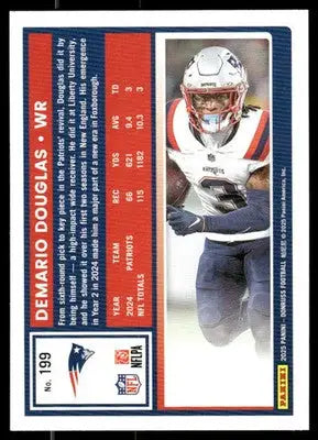2025 Panini Donruss Football Demario Douglas #199 Football - Football Card Single