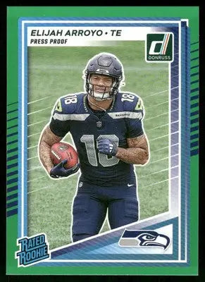 2025 Panini Donruss Football Elijah Arroyo #317 Press Proof Green Football - Football Card Single