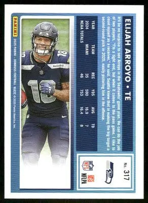 2025 Panini Donruss Football Elijah Arroyo #317 Press Proof Green Football - Football Card Single