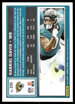 2025 Panini Donruss Football Gabriel Davis #235 Football - Football Card Single