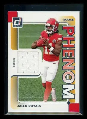 2025 Panini Donruss Football Jalen Royals #RPJ-JRS Jersey Patch Football