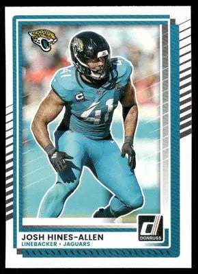 2025 Panini Donruss Football Josh Hines-Allen #252 Football - Football Card Single