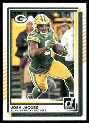 2025 Panini Donruss Football Josh Jacobs #179 Football - Football Card Single