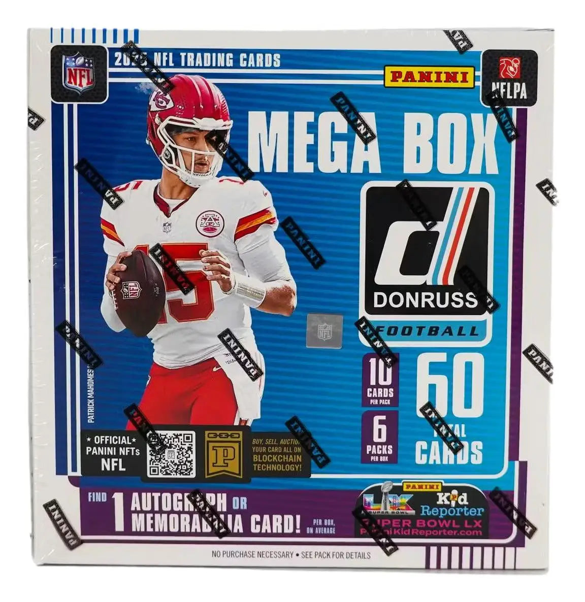 2025 Panini Donruss Football Mega Box - Red Wave