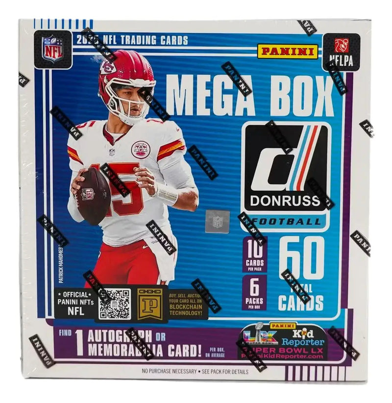 2025 Panini Donruss Football Mega Box - Red Wave