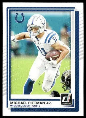 2025 Panini Donruss Football Michael Pittman Jr. #185 Football - Football Card Single