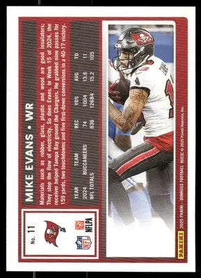 2025 Panini Donruss Football Mike Evans #11 Football - Football Card Single