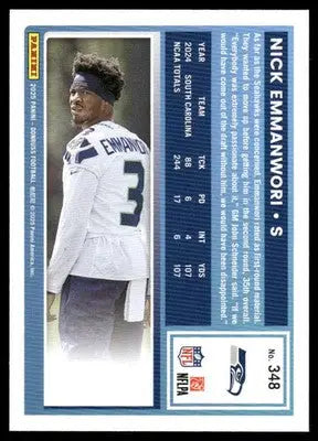 2025 Panini Donruss Football Nick Emmanwori #348 Football - Football Card Single