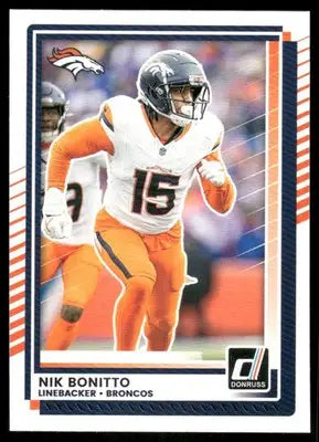 2025 Panini Donruss Football Nik Bonitto #300 Football - Football Card Single