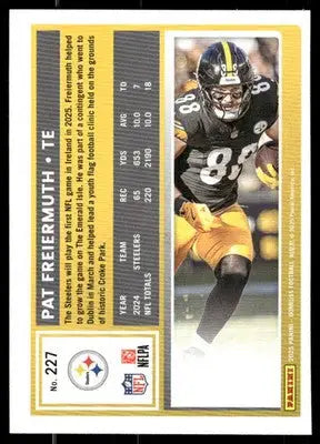 2025 Panini Donruss Football Pat Freiermuth #227 Football - Football Card Single