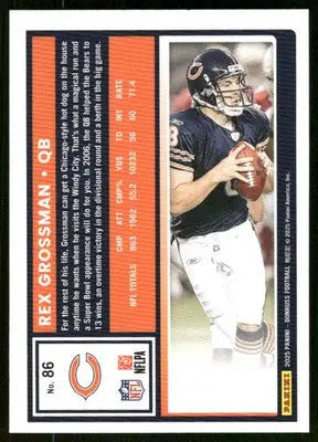 2025 Panini Donruss Football Rex Grossman #86 Football - Football Card Single