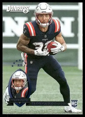 2025 Panini Donruss Football TreVeyon Henderson #29 RC Football - Football Card Single