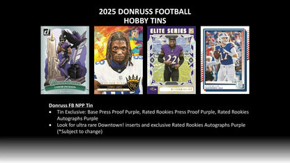 2025 Panini Donruss Football Winter Holiday Tin | Columbia Sports Cards - Sports Card Hobby Boxes