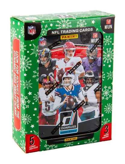 2025 Panini Donruss Football Winter Holiday Tin | Columbia Sports Cards - Sports Card Hobby Boxes