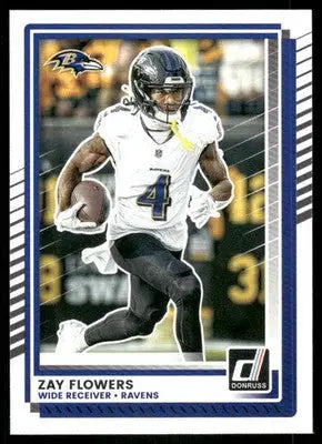 2025 Panini Donruss Football Zay Flowers #165 Football - Football Card Single