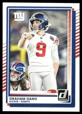 2025 Panini Donruss Graham Gano #230 Football - Football Card Single