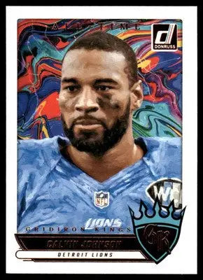 2025 Panini Donruss Gridiron Kings Calvin Johnson #ATGK-CJN Football - Football Card Single