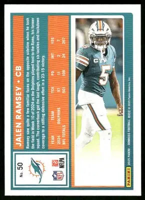 2025 Panini Donruss Jalen Ramsey #50 Football - Football Card Single