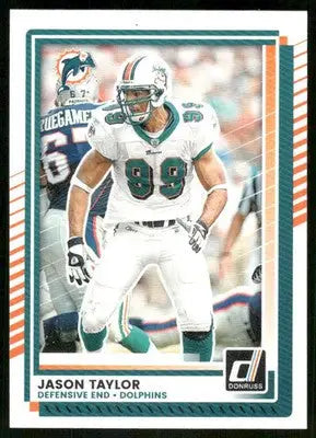 2025 Panini Donruss Jason Taylor #56 Football - Football Card Single