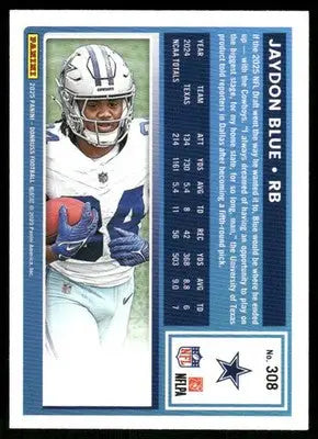 2025 Panini Donruss Jaydon Blue #308 Football - Football Card Single