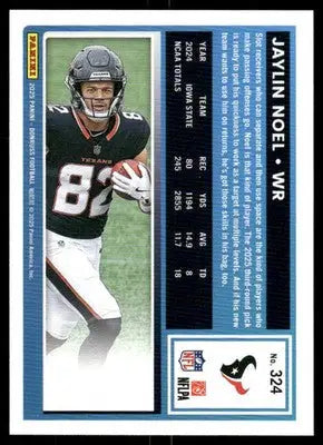 2025 Panini Donruss Jaylin Noel #324 Football - Football Card Single