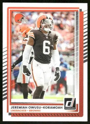 2025 Panini Donruss Jeremiah Owusu-Koramoah #115 Football - Football Card Single