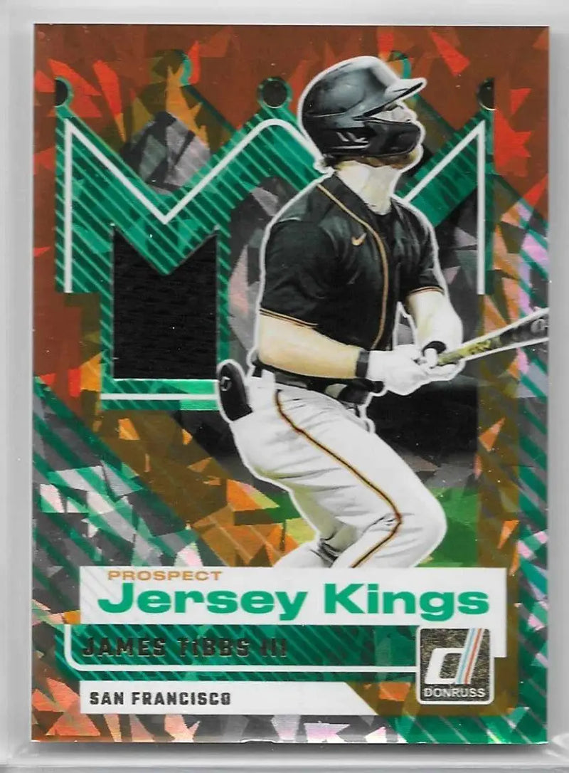 2025 Panini Donruss - Jersey Kings James Tibbs III #PJK-JT (1120) - Baseball Card Single