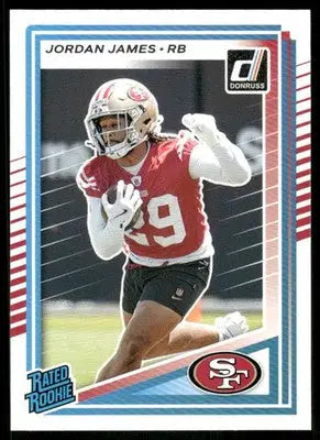 2025 Panini Donruss Jordan James #374 Football - Football Card Single
