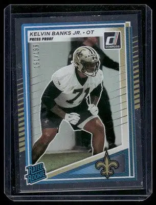 2025 Panini Donruss Kelvin Banks Jr. #372 Press Proof 191/199 Football - Football Card Single