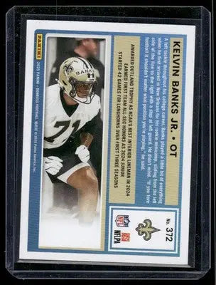 2025 Panini Donruss Kelvin Banks Jr. #372 Press Proof 191/199 Football - Football Card Single