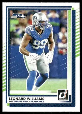 2025 Panini Donruss Leonard Williams #136 Football - Football Card Single