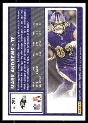 2025 Panini Donruss Mark Andrews #297 Football - Football Card Single