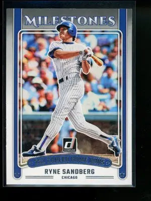 2025 Panini Donruss Milestones Ryne Sandberg #17 Baseball - Baseball Card Single