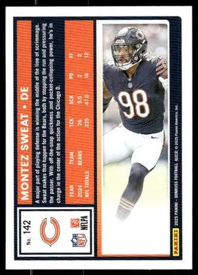 2025 Panini Donruss Montez Sweat #142 Football - Football Card Single