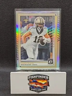 2025 Panini Donruss Optic #73 Chris Olave Silver Holo Prizm New Orleans Saints - Football Card Single