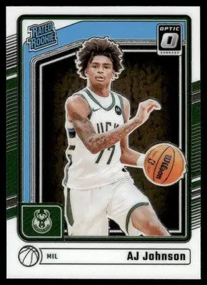 2025 Panini Donruss Optic AJ Johnson #277 Basketball - Basketball Card Single