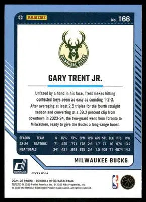 2025 Panini Donruss Optic Basketball Gary Trent Jr. #166 Pink Hyper Basketball - Basketball Card Single