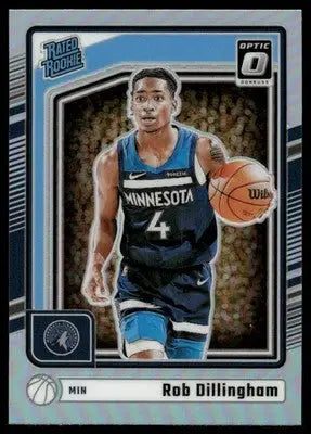 2025 Panini Donruss Optic Basketball Rob Dillingham #259 Holo Basketball - Basketball Card Single