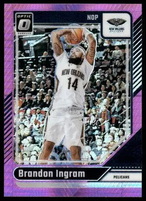 2025 Panini Donruss Optic Brandon Ingram #150 Pink Hyper Basketball - Basketball Card Single