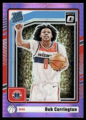 2025 Panini Donruss Optic Bub Carrington #273 Pink Hyper Basketball - Basketball Card Single