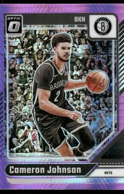 2025 Panini Donruss Optic Cameron Johnson #35 Pink Hyper Basketball - Basketball Card Single