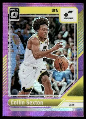 2025 Panini Donruss Optic Collin Sexton #151 Pink Hyper Basketball - Basketball Card Single