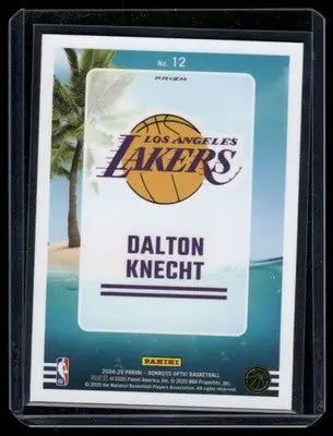 2025 Panini Donruss Optic Dalton Knecht #12 Prizm RC Basketball - Basketball Card Single